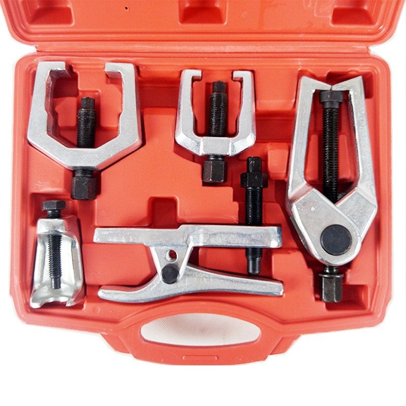Multi-functional 5-in-1ball Joint Separator Pitman Disassembly Tool Ball Head Extractor Set